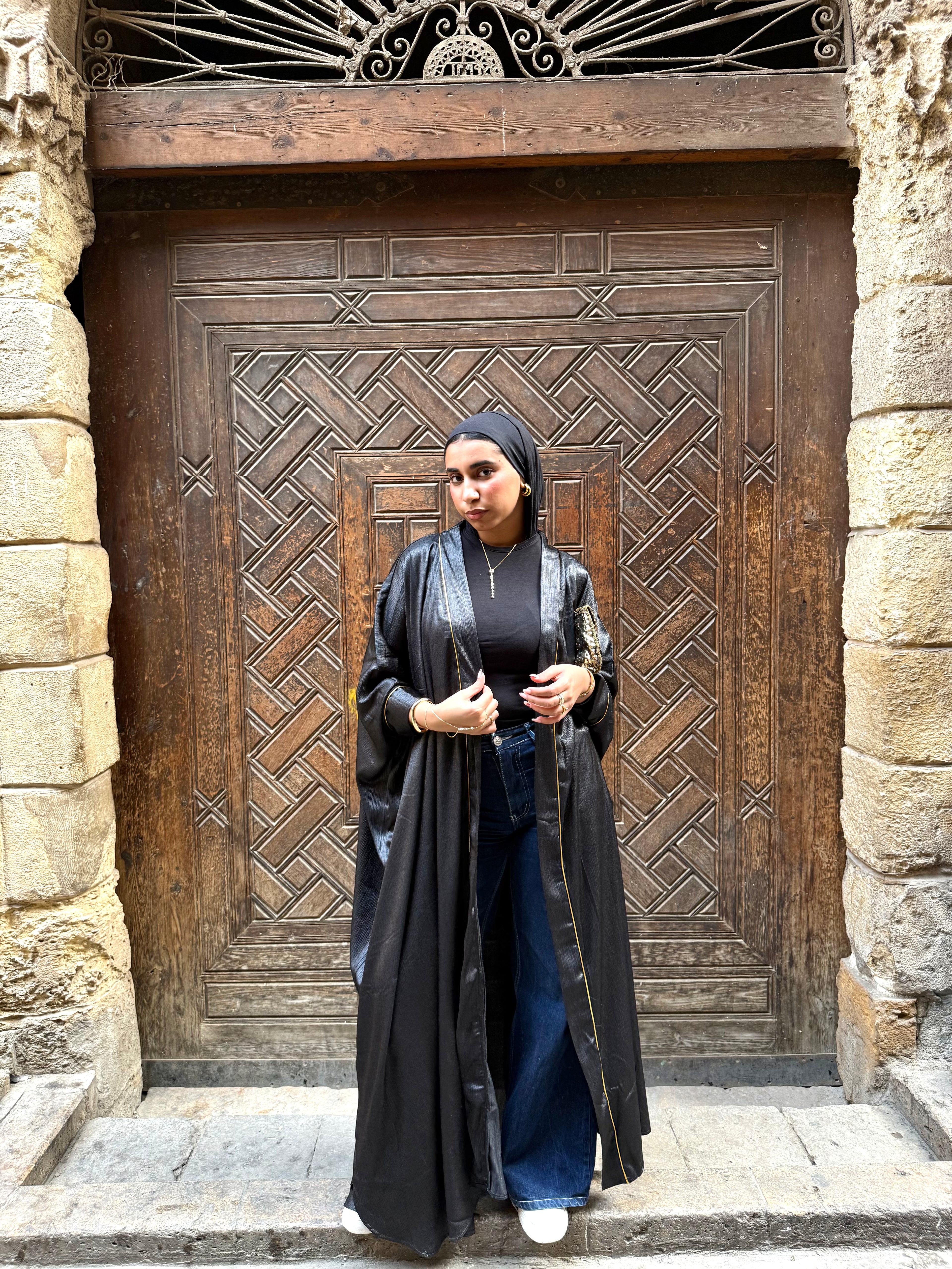 Velvet Kaftan - Black