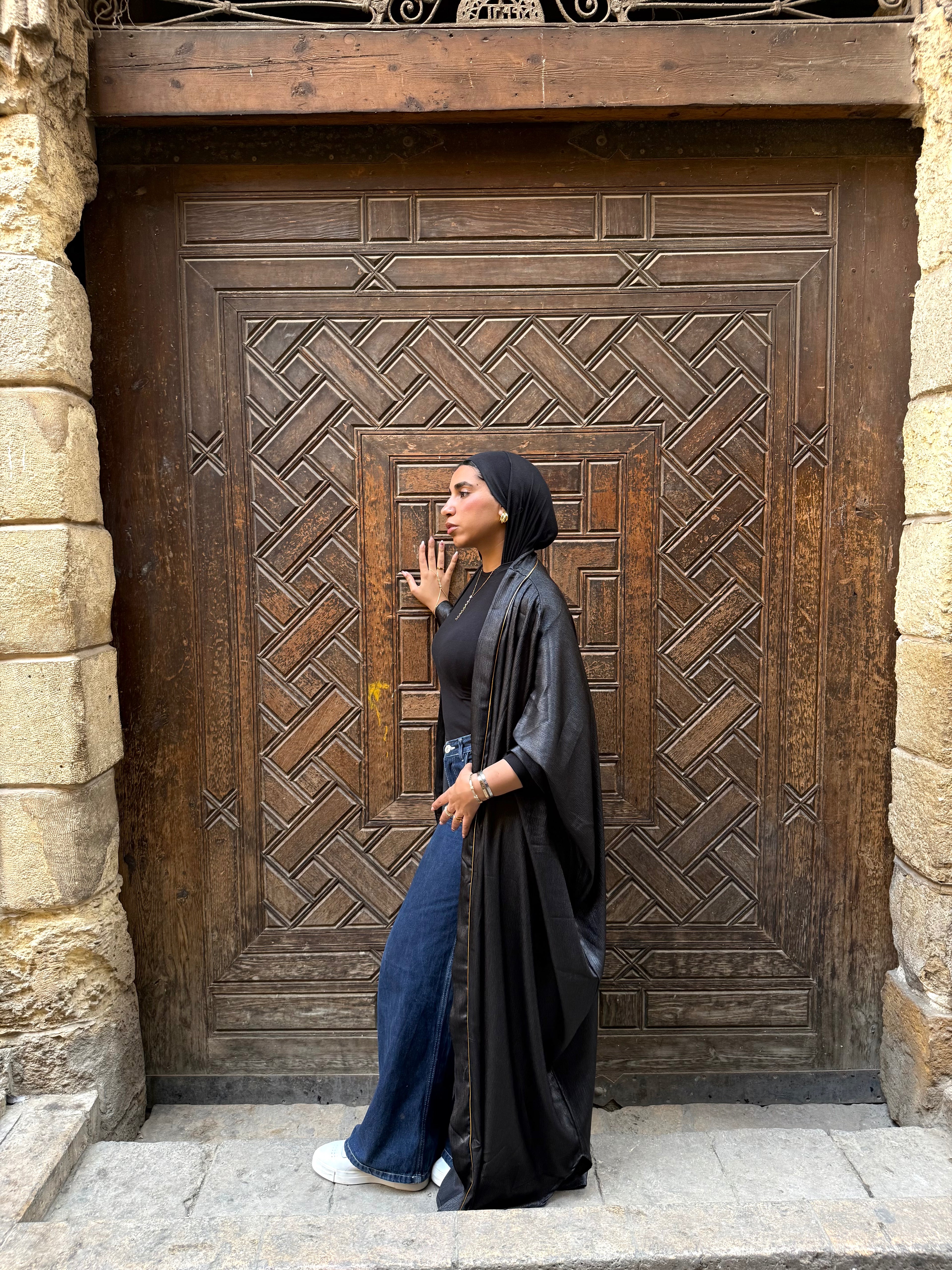 Velvet Kaftan - Black