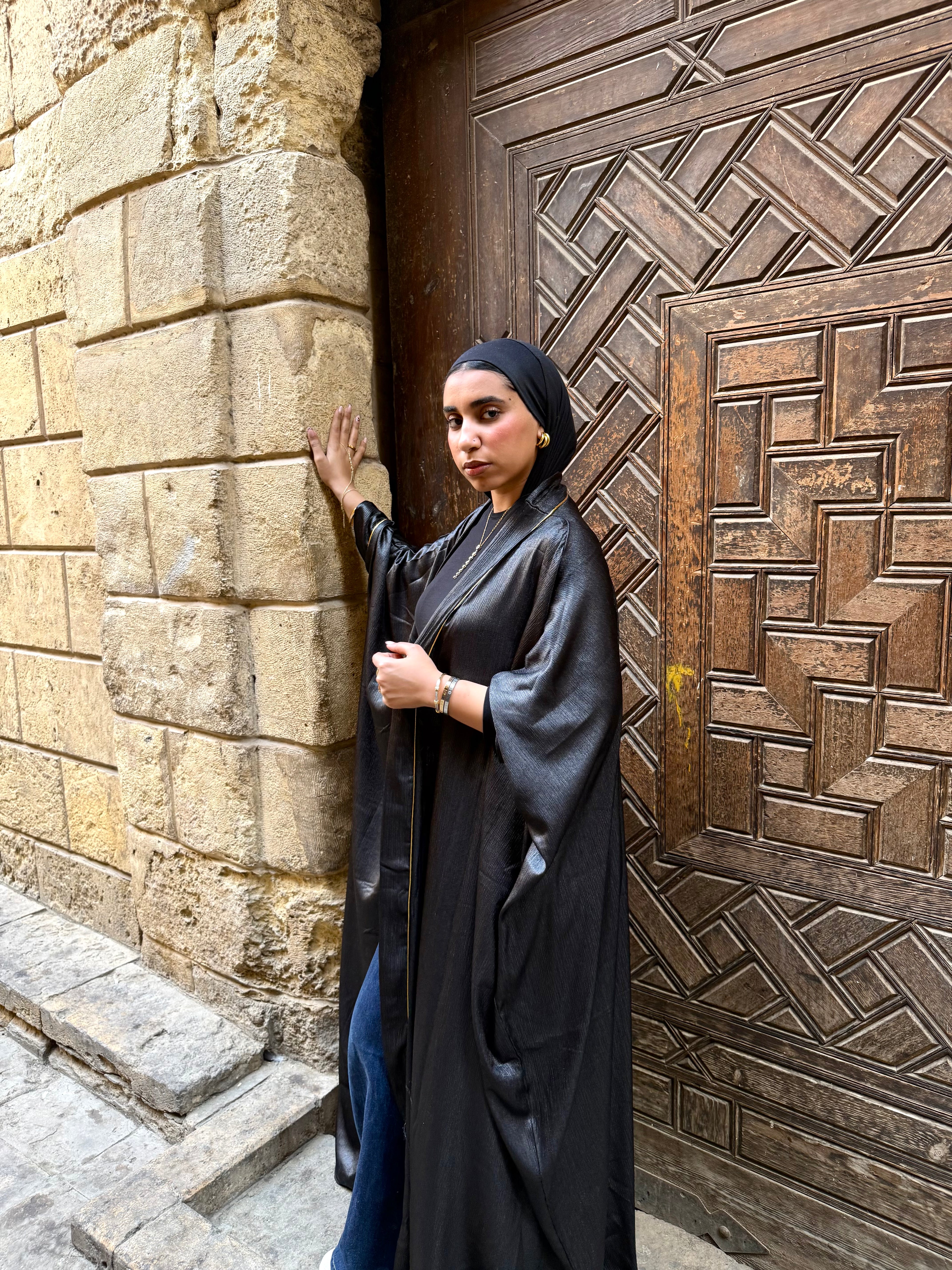 Velvet Kaftan - Black