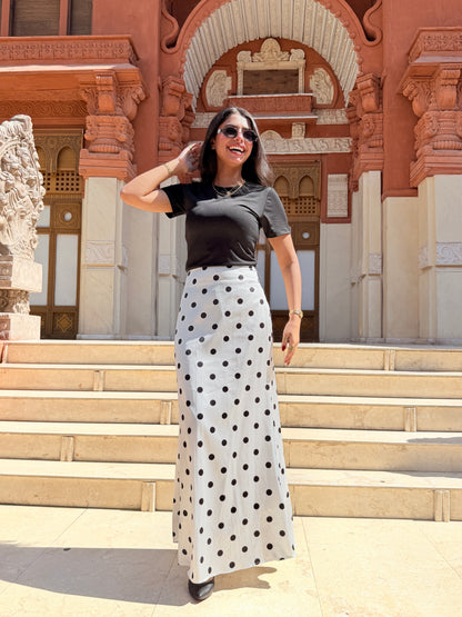 Polka dott skirt