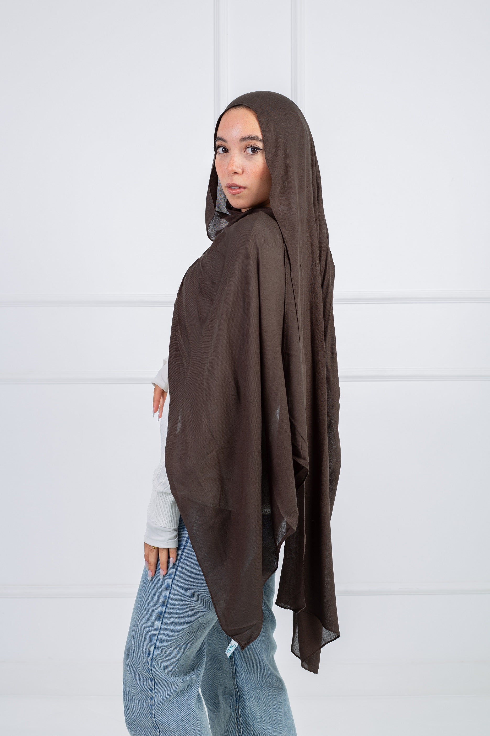 Modal Scarf -Wood Brown soft Stylish for All Seasons | Velda Store 