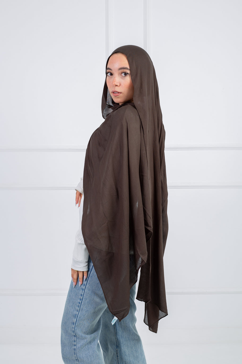 Modal Scarf -Wood Brown soft Stylish for All Seasons | Velda Store 