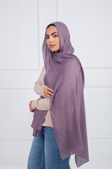 Modal Scarf - Frensh Violet Soft Stylish for All Seasons | Velda Store 