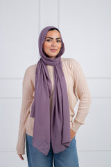 Modal Scarf - Frensh Violet Soft Stylish for All Seasons | Velda Store 