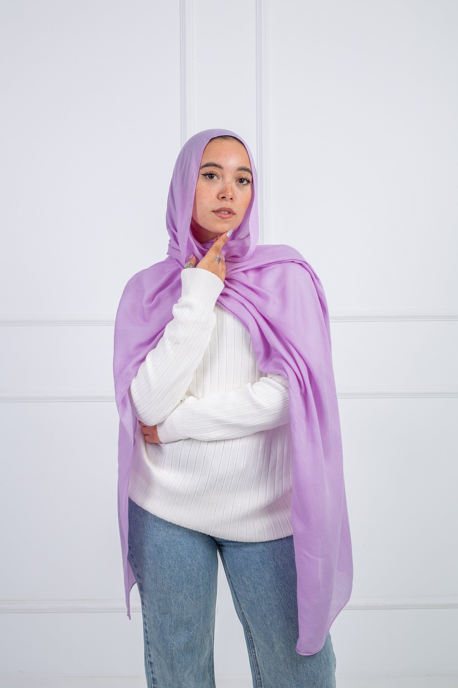 Modal Scarf - lavendar Soft Stylish for All Seasons | Velda Store 