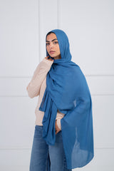 Modal Scarf -blue soft Stylish for All Seasons | Velda Store 
