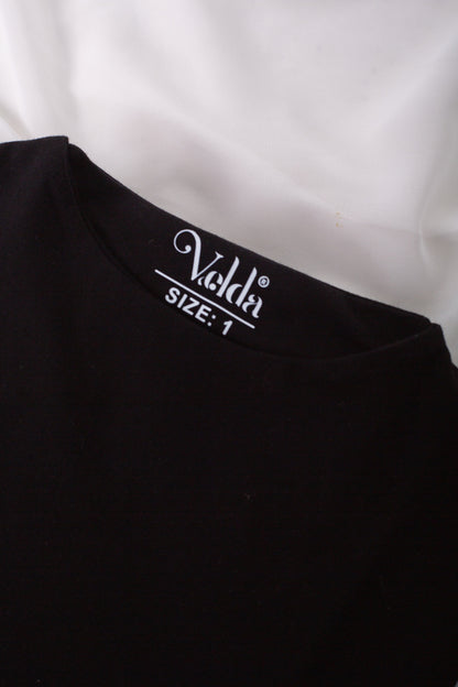 CoreFit Basic cotton top with long sleeves and double-layered design from Velda Store

