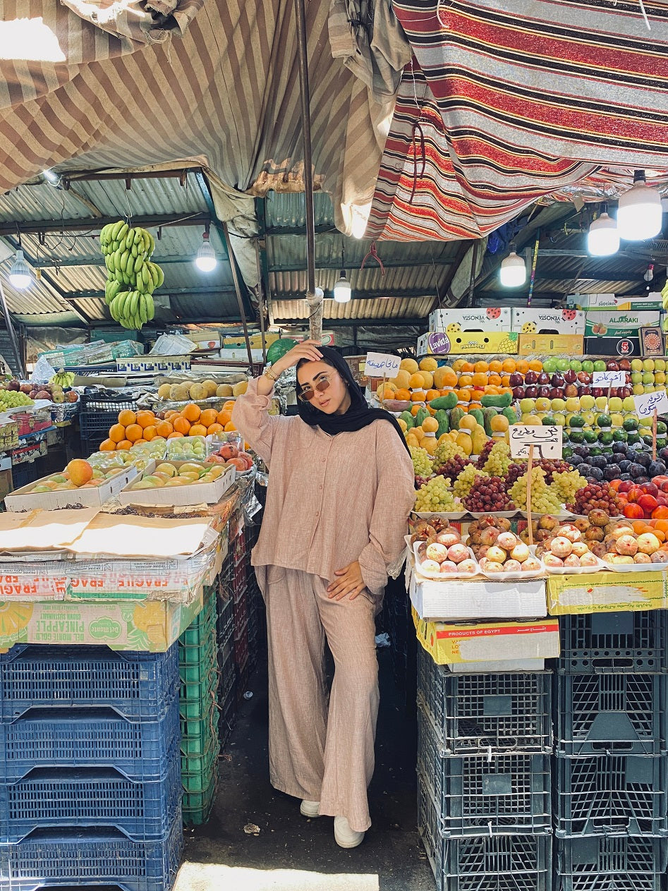 طقم ضبابي _ قهوة