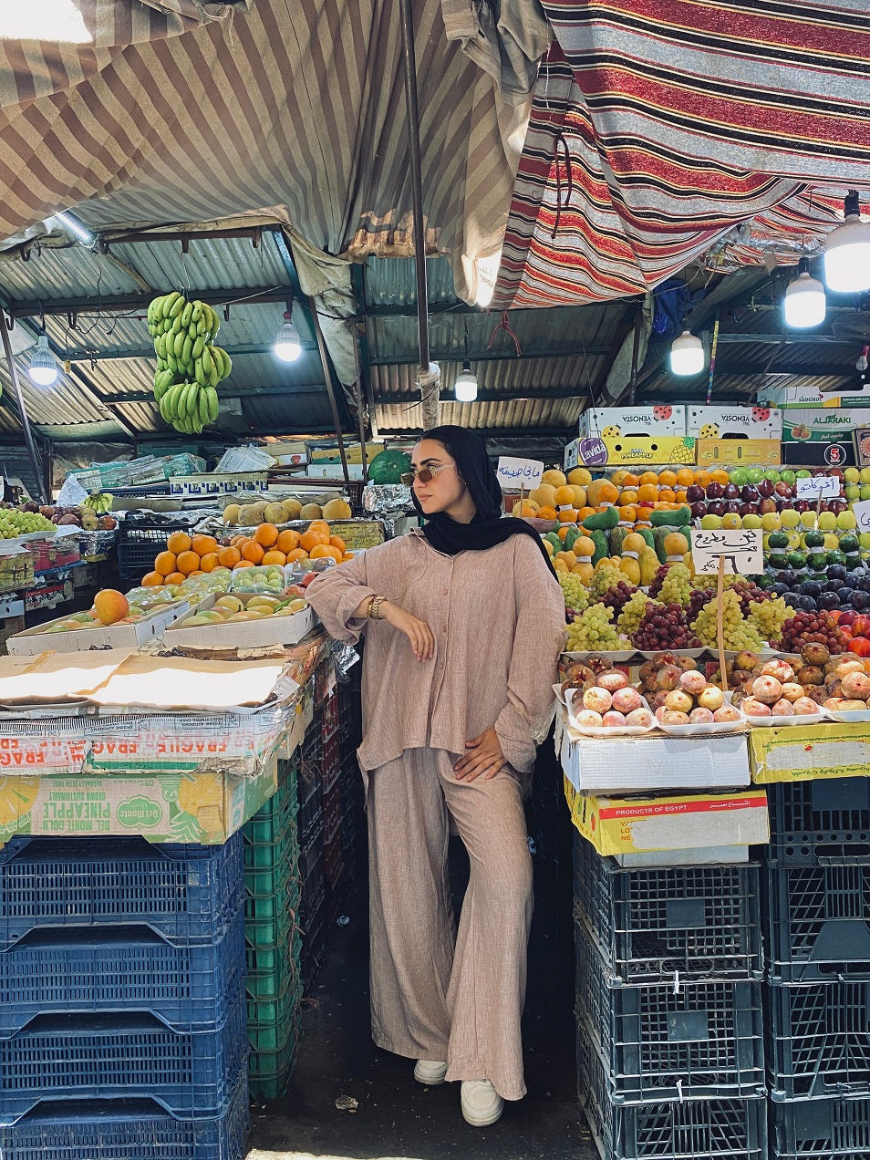 طقم ضبابي _ قهوة