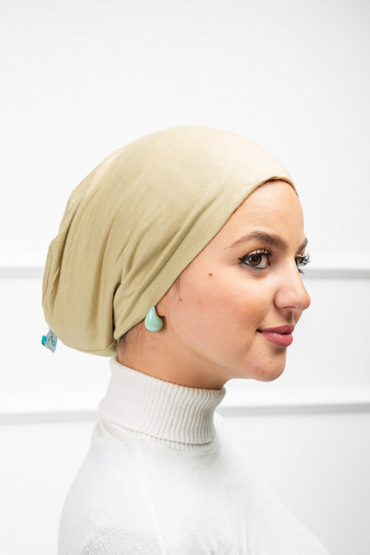 Nothread Bonnet from Velda Store, sleek stitch-free head covering 