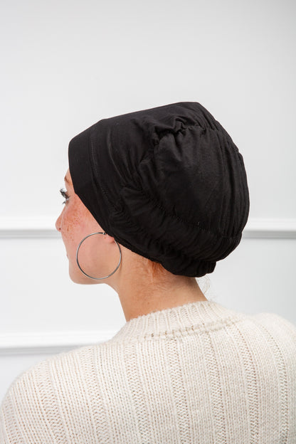 Front Support Elastic Bonnet from Velda Store, soft breathable fabric with secure elastic fit