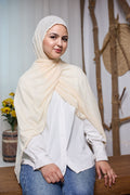 Damas Scarf - Light Beige
