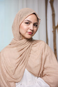 Damas Scarf - Light Coffee