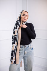 The Printed Cotton Modal Scarf is perfect for all your hangouts, featuring an amazing printed design 11