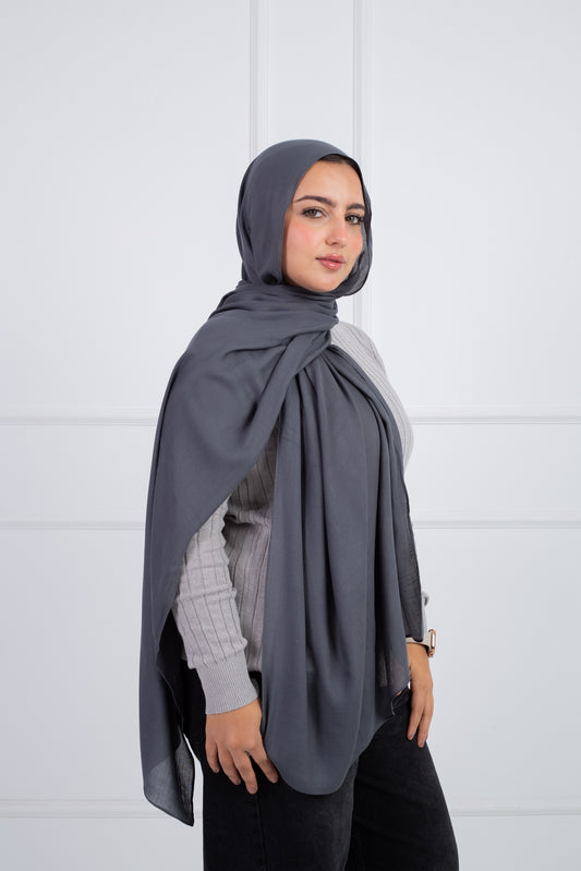Modal Scarf - Dark Gray Soft Stylish for All Seasons | 