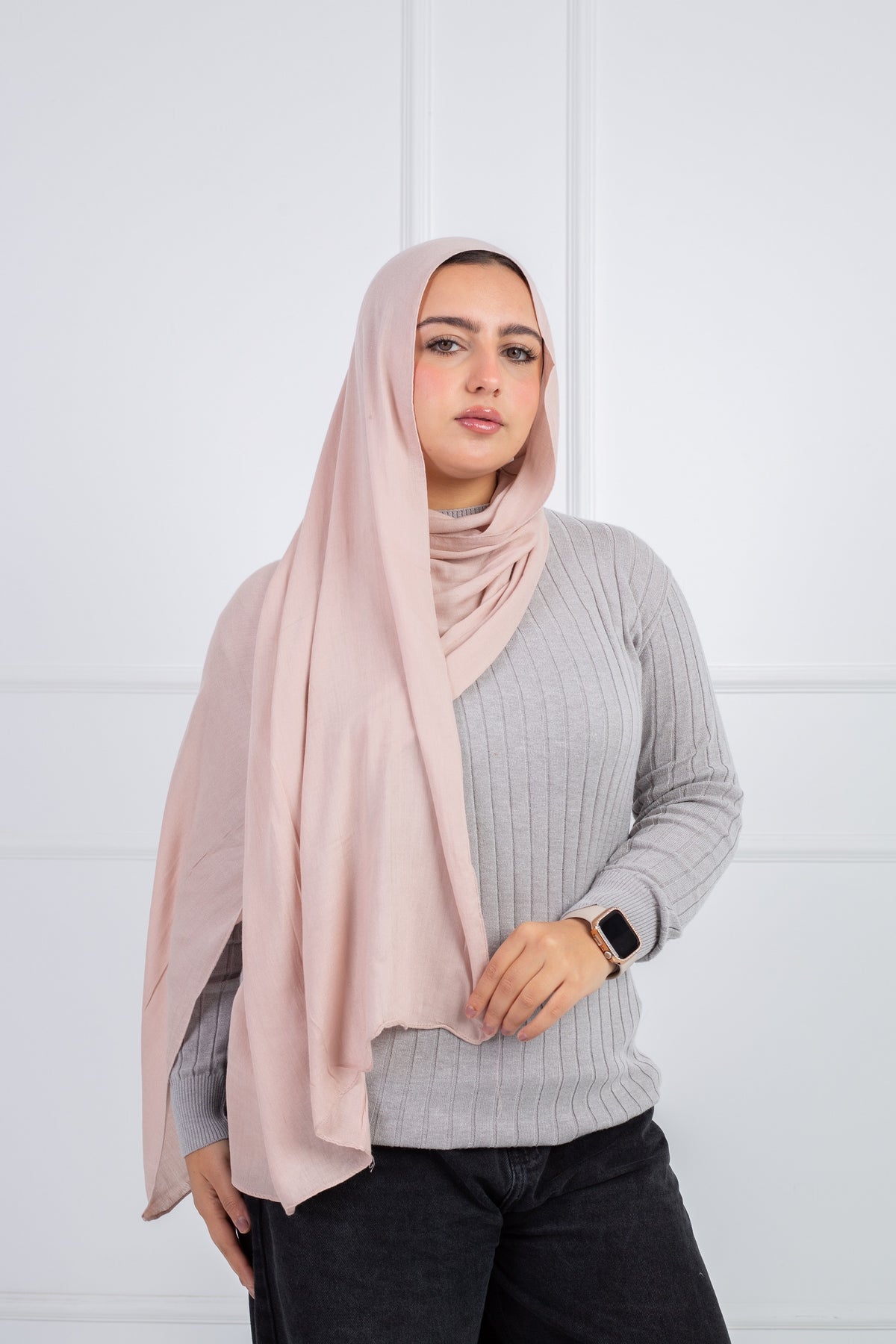 Modal Scarf _ Baby Pink velda store