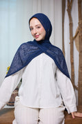 Damas Scarf - Navy