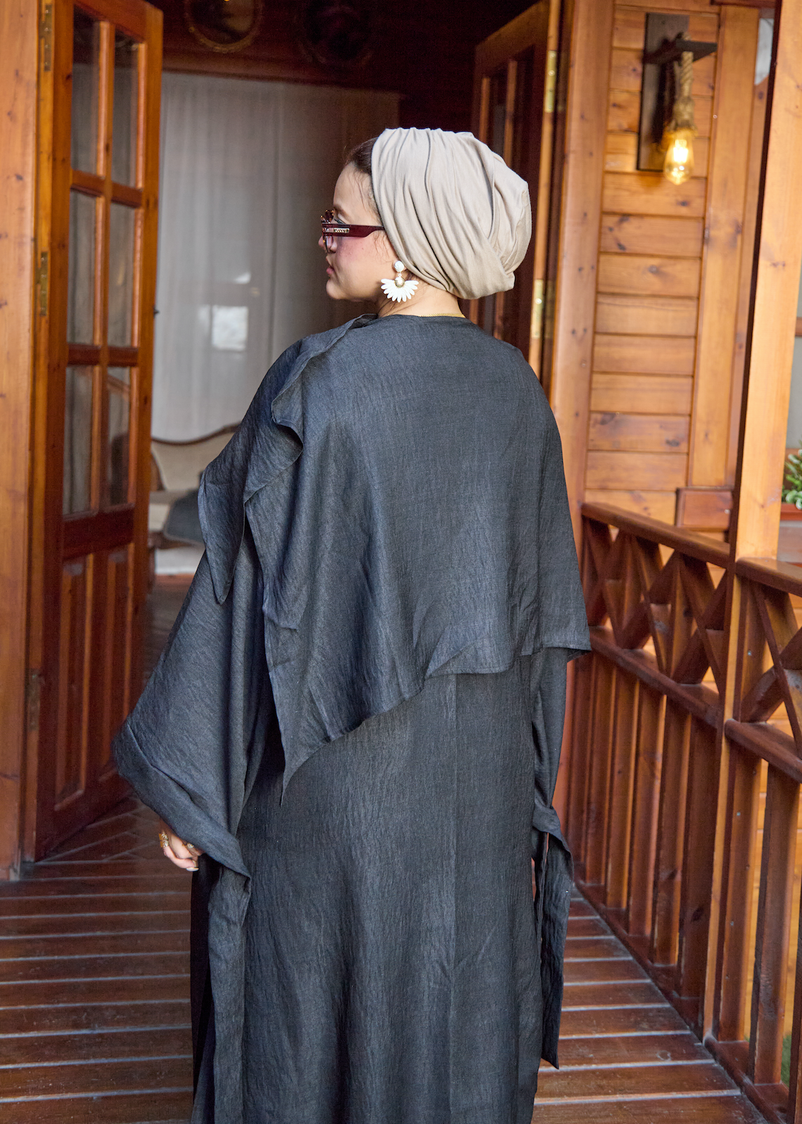 Luna drape kimono