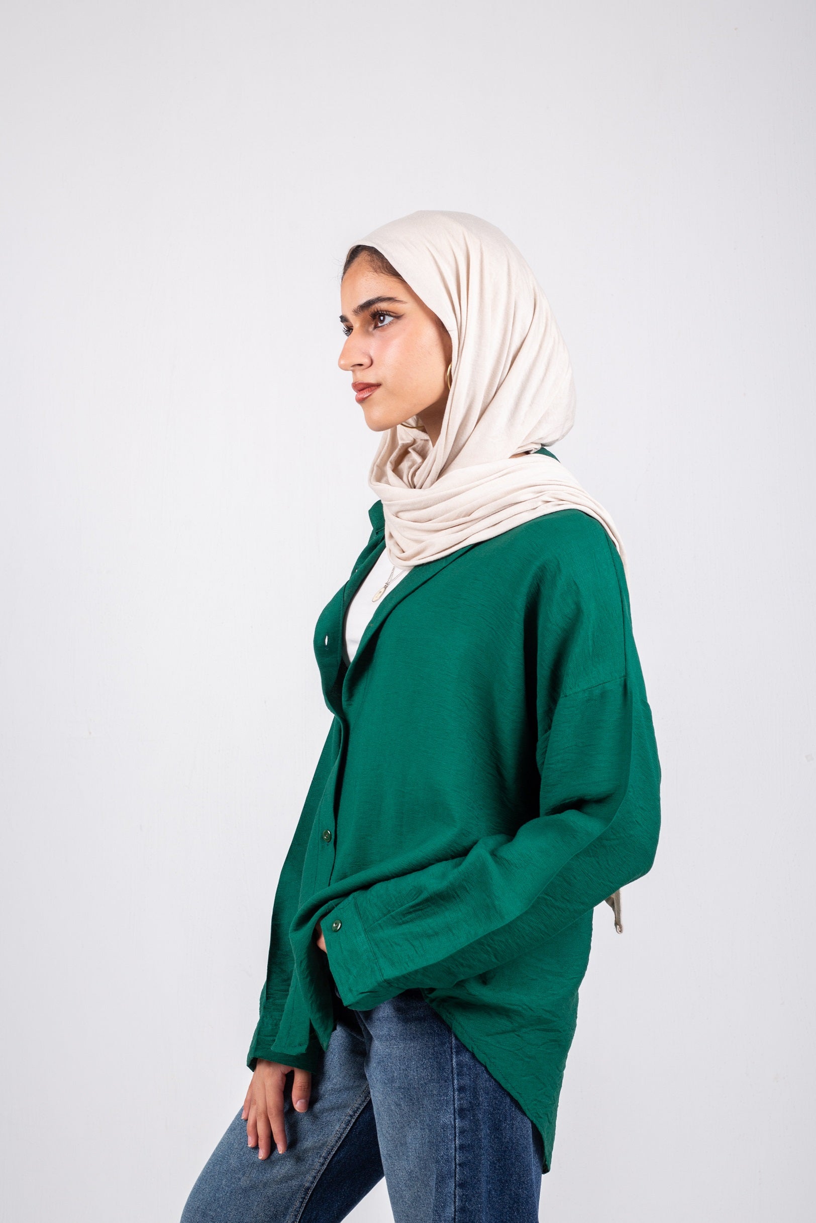 Skyline  Chemise - Dark Green