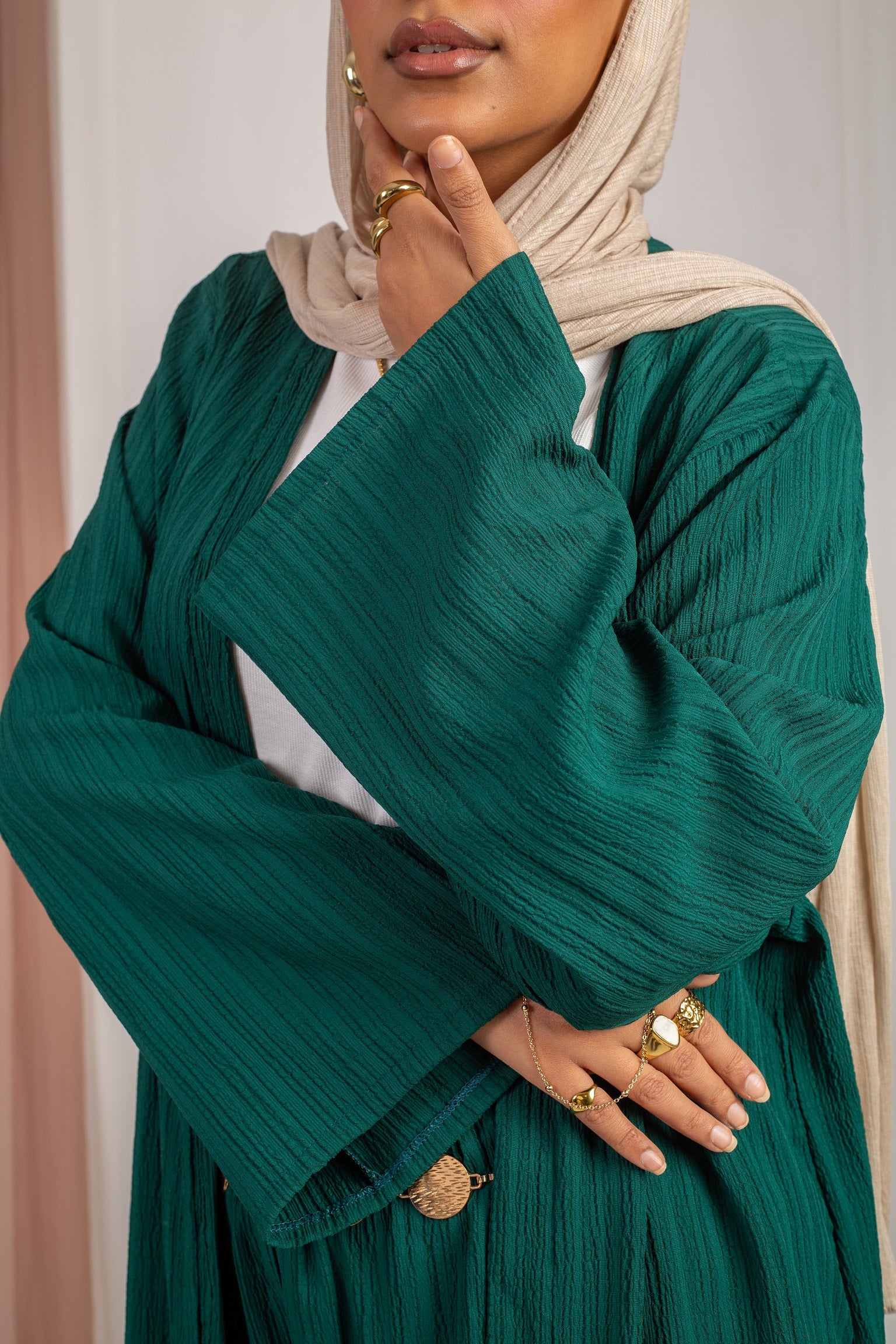 Cardigan Set _ Dark Green