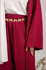 Cardigan Set _ Wine Red